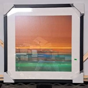 lot 5351 image: 30in�30in Picture Art Home Decor with Frame