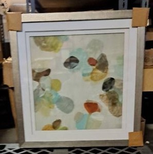 lot 5354 image: 33in�33in Artwork with Custom Frame
