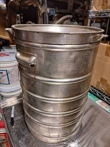 lot 7041 image: Stainless Cauldron