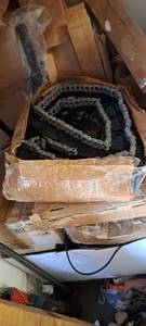 lot 8005 image: pallet of hardware truck parts semi brakes computer parts chandelier