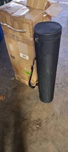 lot 8006 image: 4 Roll Up Panels in Black Canvas Cases