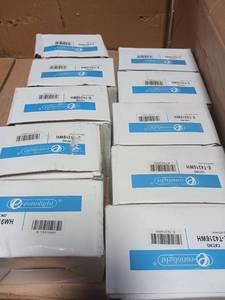 lot 5338 image: Box of 2 econolight IC type low voltage can light housings 8 can trims