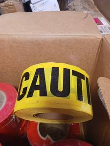 lot 5367 image: lot of caution and danger tape