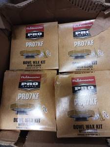 lot 5375 image: Case of Bowl Wax Kit with Flange