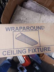 lot 5377 image: Wrap Around Ceiling Fixture