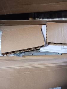 lot 5381 image: Lot of Heavy Duty Shelf Kit, Replacement Light Lenses, Safety Bathroom Bar