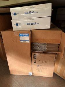 lot 4014 image: furnace filter lot, multiple sizes see pictures