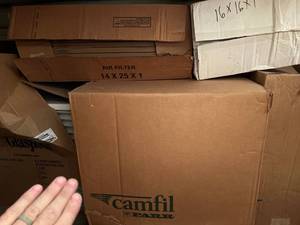 lot 4018 image: furnace filter lot, multiple sizes see pictures