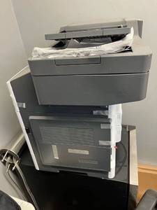 lot 4033 image: Lexmark XM3150 all in one copier, scanner printer combo. new with damage see pictures