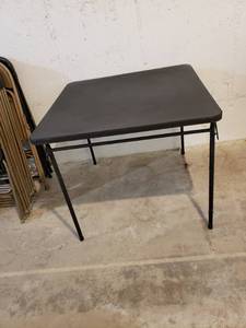 lot 8680 image: Black card table