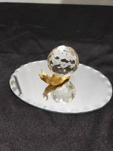 lot 8709 image: crystalbrass snail