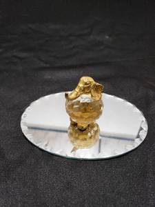 lot 8712 image: crystalbrass elephant