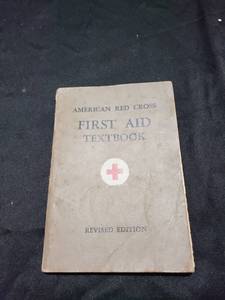 lot 8726 image: 1945 American Red Cross first aid book