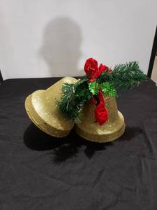 lot 8729 image: glittery retro bells decor