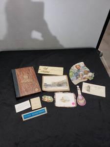 lot 8754 image: lot of old paper goods