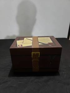 lot 8781 image: hand painted letter box