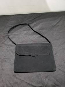 lot 8866 image: Reva ultra suede black purse