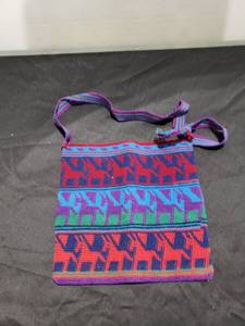 lot 8868 image: handsewn southwestern purse