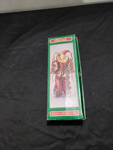 lot 8881 image: holiday harlequin doll wbox