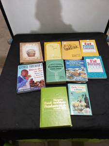 lot 8888 image: lot of cookbooks