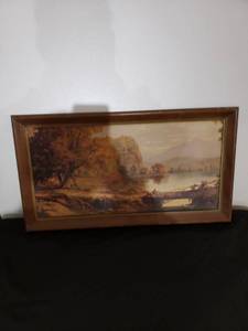 lot 8897 image: old lakescape picture