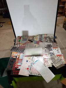 lot 8916 image: huge lot of letternumber scrapbook stickers