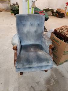 lot 9183 image: old blue rocker