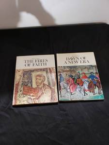 lot 9275 image: pair Milestones of History books