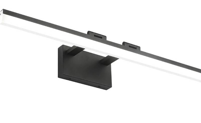 lot 4000333 image: SOLFART LED Vanity Lights Bundle 8568-4T-BK and 8778-800mm-BK Modern Bathroom Matt Black Vanity Lights