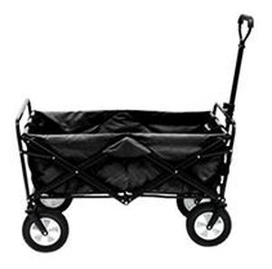 lot 1100022 image: MacSports Collapsible Folding Outdoor Utility Wagon, Black (B01DAWKVBM)