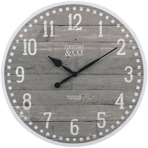 lot 1100028 image: FirsTime Arlo Gray Farmhouse Wall Clock Light Gray 20 in