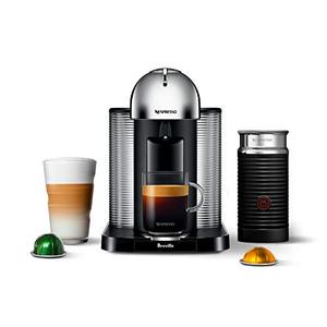 lot 1100029 image: Nespresso Vertuo Coffee and Espresso Machine by Breville, Chrome