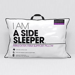 lot 1100062 image: I AM A Side Sleeper, Set of 2 Pillow, 2 Count (Pack of 1), White