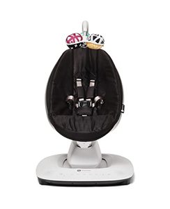 lot 1100106 image: 4moms MamaRoo Multi-Motion Baby Swing, Bluetooth Baby Swing with 5 Unique Motions, Black