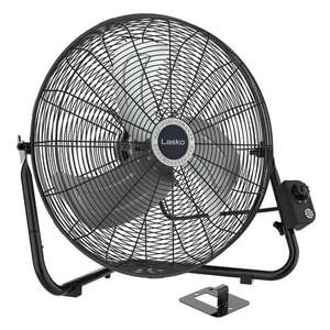lot 1100109 image: Lasko 20 Max Performance High Velocity Floor Fan with Wall Mount Option and 3 Speeds 2264QM Black