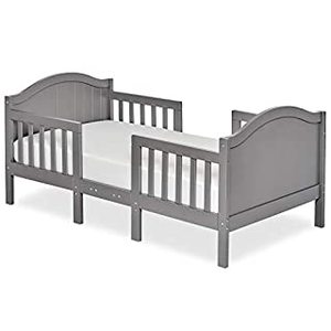 lot 1100110 image: Dream On Me Portland 3 In 1 Convertible Toddler Bed in Steel Grey, Greenguard Gold Certified, 56x29x28 Inch (Pack of 1) (B07WFHXM2C)