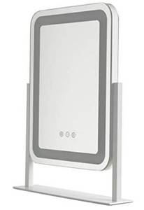 lot 1100127 image: Makeup Vanity Mirror with Lights, 3 Color Modes Dimming 156 LED Hollywood Large Lighted Makeup Mirror with Screen Touch Switch, Free Rotation, Glossy Aluminum Frame, Led Makeup Mirror
