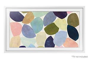 lot 1100140 image: SAMSUNG 32-inch Class The Frame Customizable Bezel - White (SCFT32WTZA, 2020 Model)