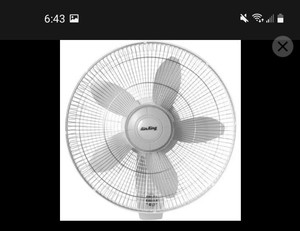 lot 1100144 image: Air King 9018 Commercial Grade Oscillating Wall Mount Fan 18-inc