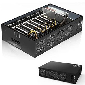 lot 1100158 image: VTRETU Ethereum Mining Rig System,Complete ETC Crypto Miner with Windows10,Including 8GPU Mining Motherboard,2000W Power Supply(110V-264V),CPU,SSD,8G RAM,PSU Computer Case Mining Machine  Without GPU   Retails for $699 