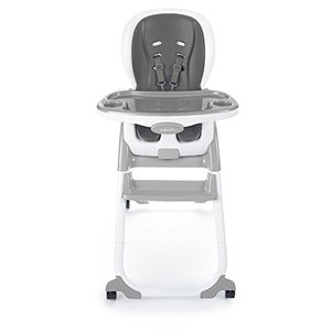 lot 1100173 image: Ingenuity SmartClean Trio Elite 3-in-1 Convertible Baby High Chair, Toddler Chair, and Dining Booster Seat - Slate