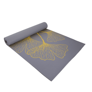 lot 1100255 image: CAP 5mm Yoga Mat with Carry Strap  Ginkgo 