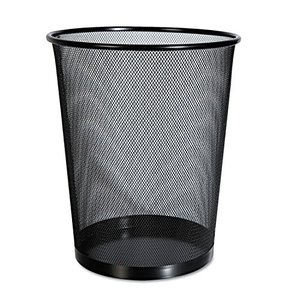 lot 1100269 image: Universal One Mesh Wastebasket, 18 qt, Black, Under 5 Gallons (Universal 20008)