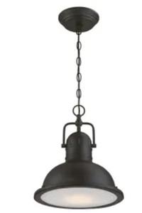 lot 1100279 image: WestinghouseOrson 12 Wide LED Outdoor Pendant