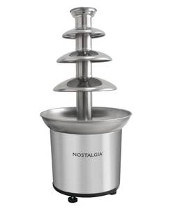 lot 1100280 image: Nostalgia 4 Tier Chocolate Fondue Fountain