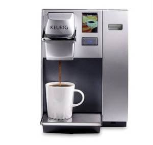 lot 1100286 image: Keurig K155 OfficePro Single Cup Coffeemaker - Silver