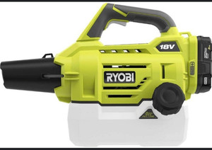 lot 1100304 image: Ryobi Fogger  Mister Ryobi ONE 18-Volt Lithium-Ion Cordless with 2.0 Ah Battery and Charger Included P2850