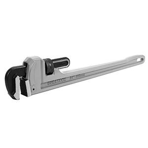 lot 1100305 image: DURATECH 24-inch Heavy Duty Aluminum Straight Pipe Wrench, Adjustable Plumbing Wrench, Drop Forged, Exceed GGG standard