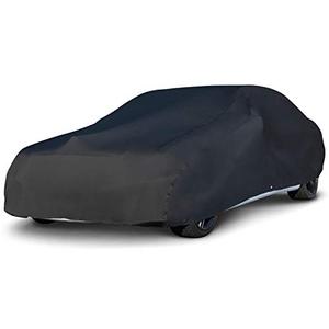 lot 1100311 image: Budge BSC-3 Indoor Stretch Car Cover, Luxury Indoor Protection, Soft Inner Lining, Breathable, Dustproof, Car Cover fits Cars up to 200, Black