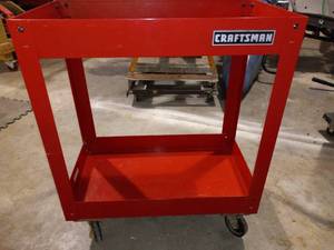 lot 29792 image: craftsman red utility cart